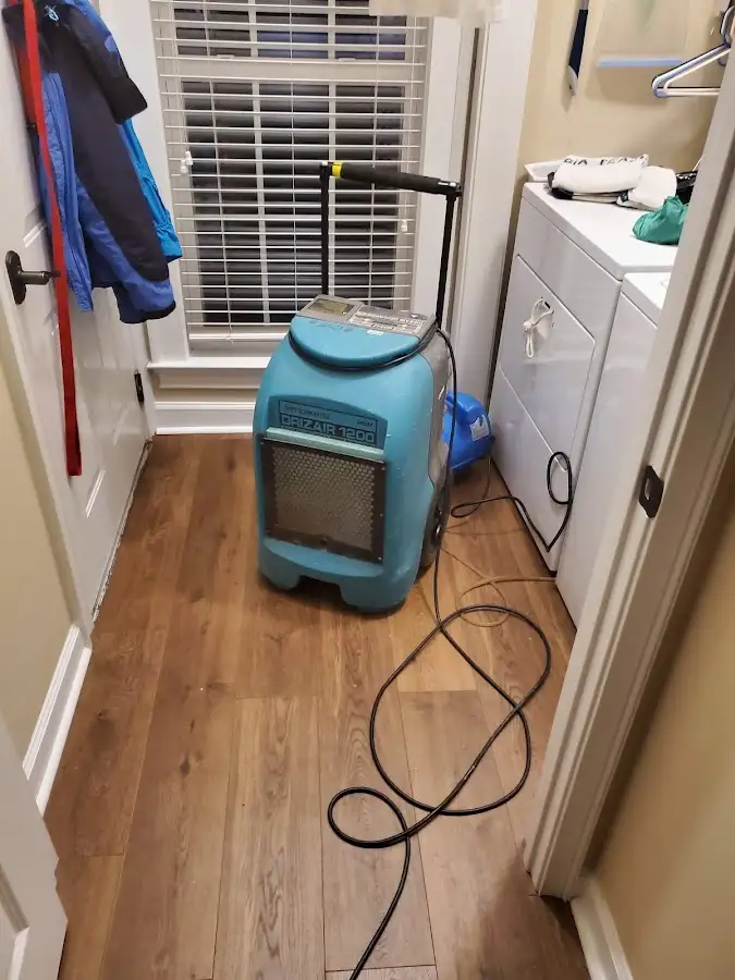 Commercial dehumidifier deployed for Flood Damage Cleanup in Wilsonville